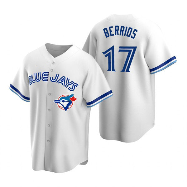 Toronto Blue Jays #17 Jose Berrios White JEROMEN Cooperstown Collection Jersey