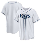 Tampa Bay Rays White JEROMEN Home Big & Tall Replica Jersey