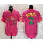 San Diego Padres #2 Xander Bogaerts Pink JEROMEN Player Number Fashion Jersey