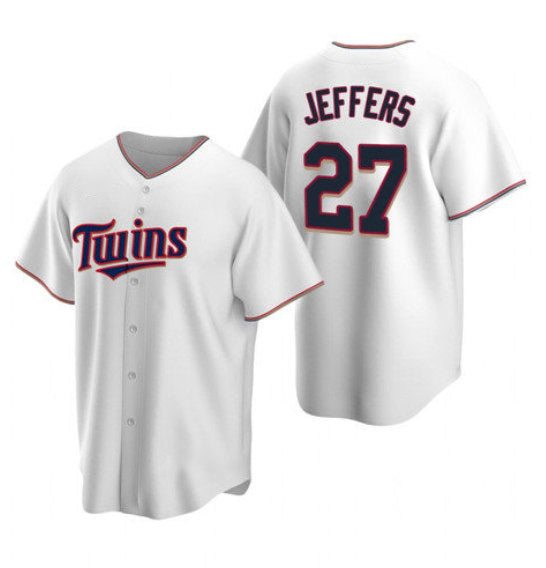 Minnesota Twins #27 Ryan Jeffers White JEROMEN Cool Base Stitched Jersey