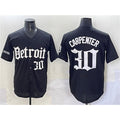 Detroit Tigers #30 Kerry Carpenter Black JEROMEN 'Motor Gothic Edition' Vapor Premier Limited Stitched Jersey