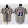 Detroit Tigers #39 Zach McKinstry Gray JEROMEN Cool Base Stitched Jersey