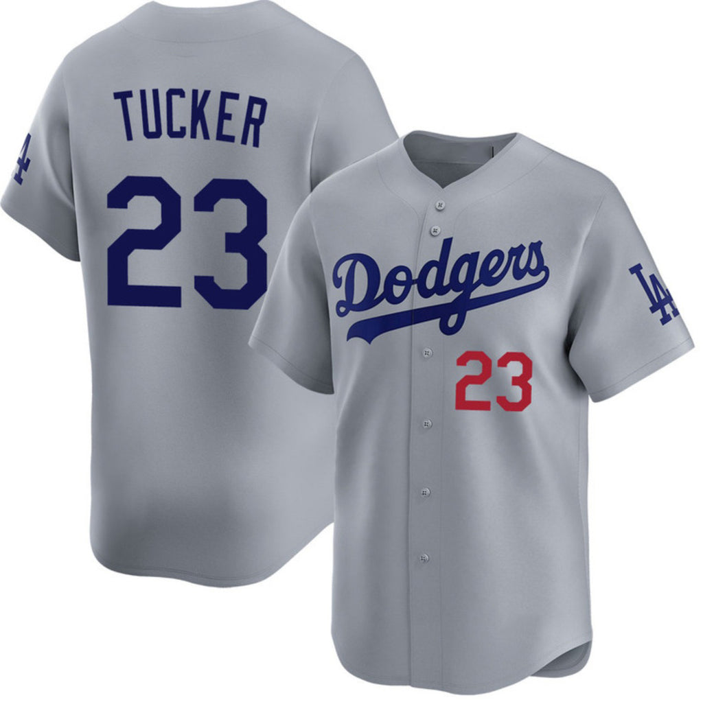 Los Angeles Dodgers #23 Kyle Tucker Gray JEROMEN 2026 Limited Stitched Jersey