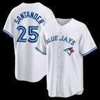 Toronto Blue Jays #25 Anthony Santander White JEROMEN Home Replica Jersey