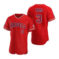 Los Angeles Angels #3 Waylor Ward JEROMEN Red Flex Base Stitched Jersey