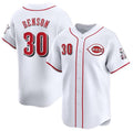 Cincinnati Reds #30 Will Benson White JEROMEN Home Limited Stitched Jersey