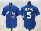 Toronto Blue Jays #5 Daulton Varsho Royal JEROMEN 2025 Cool Base Stitched Jersey
