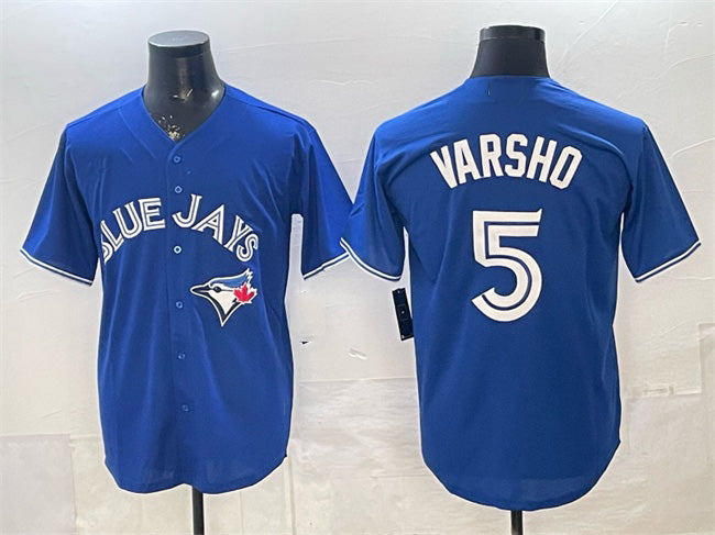 Toronto Blue Jays #5 Daulton Varsho Royal JEROMEN 2025 Cool Base Stitched Jersey