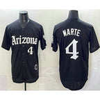 Arizona Diamondbacks #4 Ketel Marte Black JEROMEN Vapor Premier Limited Stitched Jersey