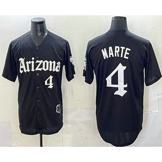 Arizona Diamondbacks #4 Ketel Marte Black JEROMEN Vapor Premier Limited Stitched Jersey