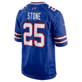 B.Bills #25 Geno Stone Royal JEROMEN Team Game Jersey