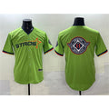 Houston Astros Team Big Logo Green JEROMEN 2025 City Connect Limited Stitched Jersey