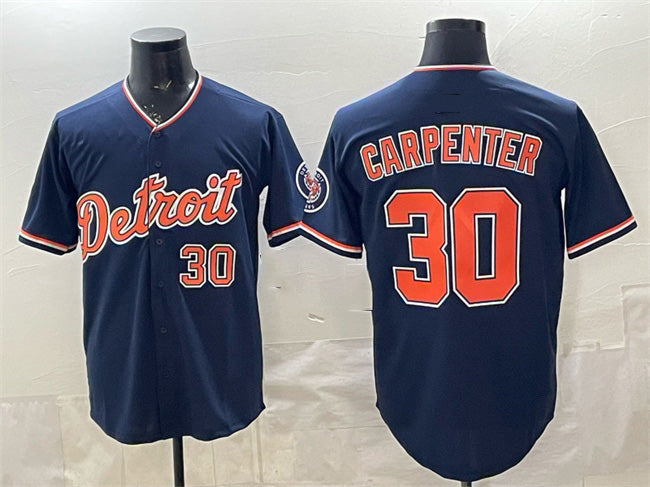 Detroit Tigers #30 Kerry Carpenter Navy JEROMEN 2026 Alternate Vapor Premier Limited Stitched Jersey