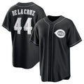 Cincinnati Reds #44 Elly De La Cruz Black JEROMEN Lights Out Limited Stitched Jersey