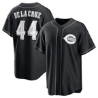 Cincinnati Reds #44 Elly De La Cruz Black JEROMEN Lights Out Limited Stitched Jersey