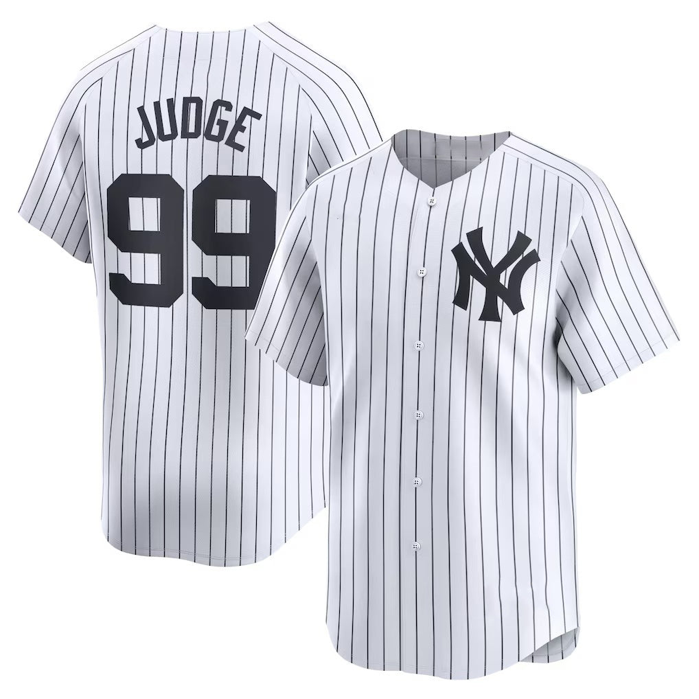 New York Yankees #99 Aaron Judge White JEROMEN Home Limited Player Jerseys