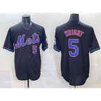 New York Mets #5 David Wright Black JEROMEN Limited Stitched Jersey