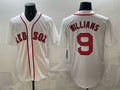 Boston Red Sox #9 Ted Williams White JEROMEN Cool Base Stitched Jersey