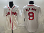 Boston Red Sox #9 Ted Williams White JEROMEN Cool Base Stitched Jersey
