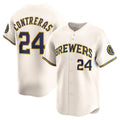 Milwaukee Brewers #24 William Contreras Cream JEROMEN Home Limited Player Jersey