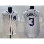 Detroit Tigers #3 Alan Trammell White JEROMEN Cool Base Stitched Jersey