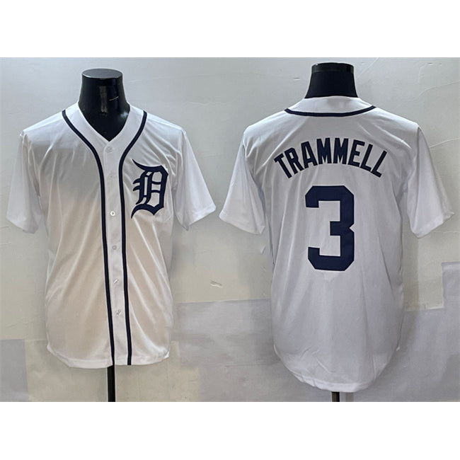 Detroit Tigers #3 Alan Trammell White JEROMEN Cool Base Stitched Jersey
