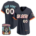 Custom San Diego Padres Obsidian JEROMEN 2026 City Connect Stadium Stitched Jersey