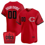 Custom Cincinnati Reds Red JEROMEN 2026 City Connect Vapor Premier Limited Jersey - All Stitched