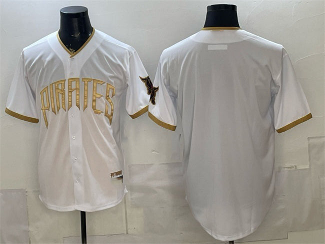Pittsburgh Pirates Blank White JEROMEN 2026 City Connect Stadium Stitched Jersey