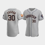 Houston Astros #30 Kyle Tucker Gray JEROMEN 60th Anniversary Flex Base Stitched Jersey