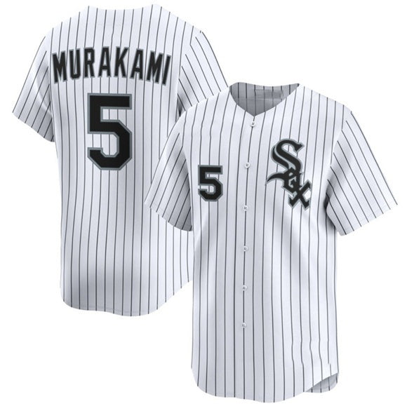 Chicago White Sox #5 Munetaka Murakami White JEROMEN 2025 Home Limited Stitched Jersey 2