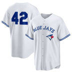 Toronto Blue Jays #42 Jackie Robinson White JEROMEN Home 2025 Day Replica Jersey