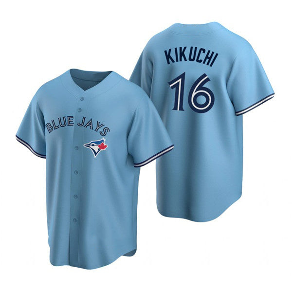 Toronto Blue Jays #16 Yusei Kikuchi Light Blue JEROMEN Cool Base Stitched Jersey