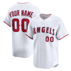 Custom Los Angeles Angels White JEROMEN Home Limited Jersey