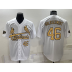 St. Louis Cardinals #46 Paul Goldschmidt Number White JEROMEN 2022 All Star Stitched Cool Base Jersey