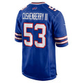 B.Bills #53 Lloyd Cushenberry III Royal JEROMEN Team Game Jersey