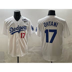 Los Angeles Dodgers #17 Shohei Ohtani White JEROMEN 2025 World Series Home Limited Stitched Jersey
