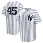 New York Yankees #45 Gerrit Cole White JEROMEN Home Replica Player Name Jersey