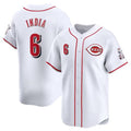 Cincinnati Reds #6 Jonathan India White JEROMEN Home Limited Stitched Jersey