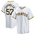 Pittsburgh Pirates #57 Bubba Chandler White JEROMEN Home Replica Jersey