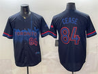 Toronto Blue Jays #84 Dylan Cease Navy JEROMEN 2024 City Connect Limited Stitched Jersey