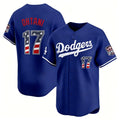 Los Angeles Dodgers #17 Shohei Ohtani Royal JEROMEN USA 250 Fourth of July Limited Stitched Jersey
