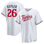 Minnesota Twins #26 Max Kepler White JEROMEN Home Replica Player Logo Jersey