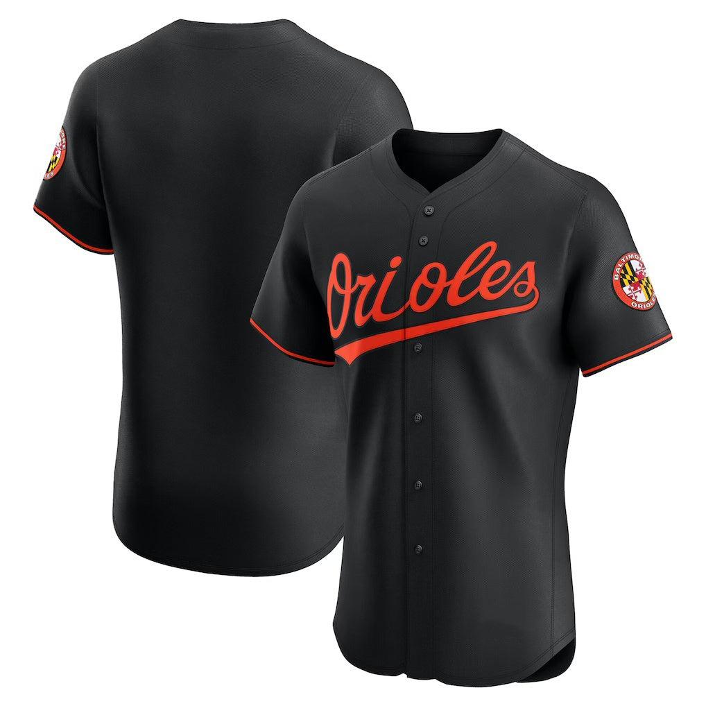 Baltimore Orioles Black JEROMEN Alternate Elite Jersey