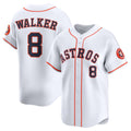 Houston Astros #8 Christian Walker White JEROMEN Home Limited Player Jersey