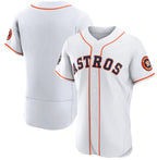Houston Astros Blank White JEROMEN 2022 World Series Flex Base Stitched Jersey