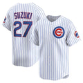 Chicago Cubs #27 Seiya Suzuki White JEROMEN Home Limited Player Jersey