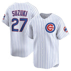 Chicago Cubs #27 Seiya Suzuki White JEROMEN Home Limited Player Jersey