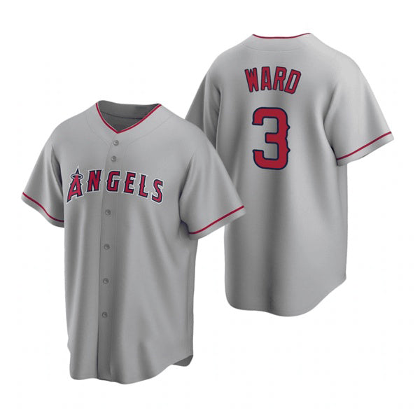 Los Angeles Angels #3 Waylor Ward Grey JEROMEN Cool Base Stitched Jersey