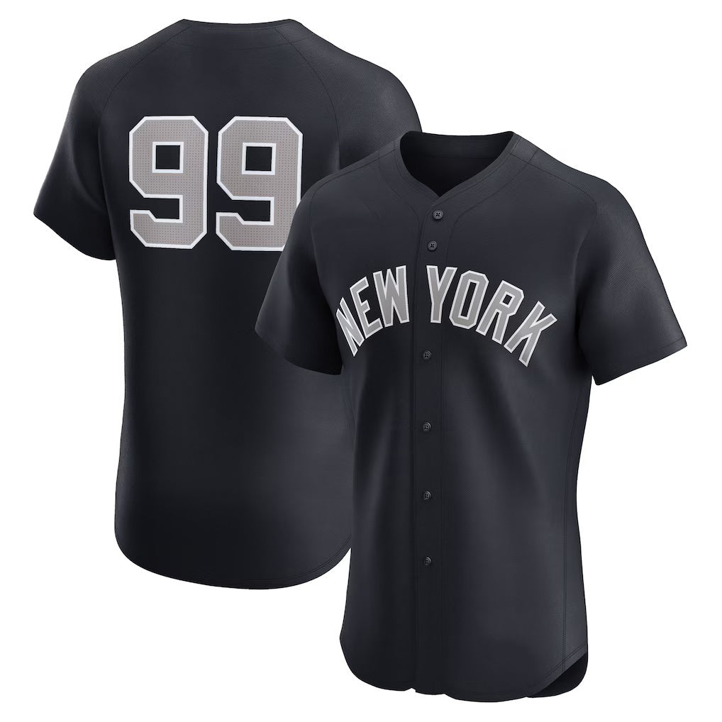 New York Yankees #99 Aaron Judge Navy JEROMEN Alternate 1 Elite Player Jersey